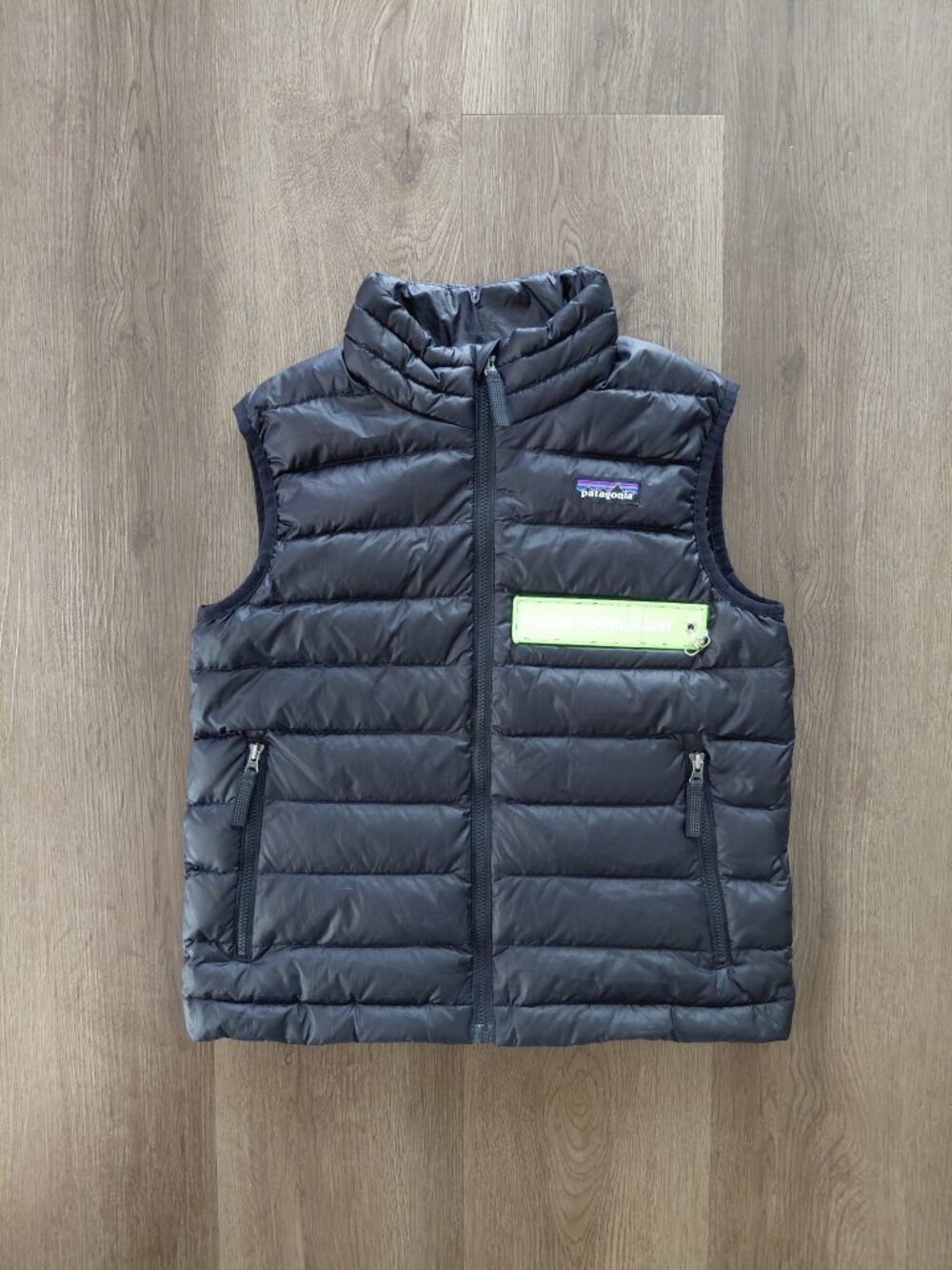 Patagonia Black Zip-Up Vest | Kids 7–8 | Fits Women’s XS | Worn Wear